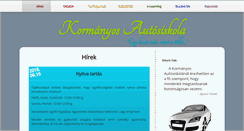 Desktop Screenshot of kormanyosautosiskola.hu